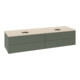 V&B Waschtischunterschrank ohne Frontstruktur, mit Beleuchtung Antao 160x50cm, HL, WBP botti., lea gre. m Lac-1