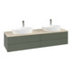 V&B Waschtischunterschrank ohne Frontstruktur, mit Beleuchtung Antao 160x50cm, HL, WBP botti., lea gre. m Lac-3