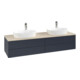 V&B Waschtischunterschrank ohne Frontstruktur, mit Beleuchtung Antao 160x50cm, HL, WBP botti., md bl. m Lac-3