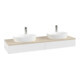 V&B Waschtischunterschrank ohne Frontstruktur, mit Beleuchtung Antao 160x50cm, HL, WBP botti., wh. m Lac-3