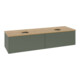 V&B Waschtischunterschrank ohne Frontstruktur, mit Beleuchtung Antao 160x50cm, HL, WBP hon. Oa, le gre. m Lac-3