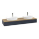 V&B Waschtischunterschrank ohne Frontstruktur, mit Beleuchtung Antao 160x50cm, HL, WBP hon. Oa, md bl. m Lac-3