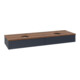 V&B Waschtischunterschrank ohne Frontstruktur, mit Beleuchtung Antao 160x50cm, HL, WBP w. wal, md bl. m Lac-1