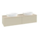 V&B Waschtischunterschrank ohne Frontstruktur, mit Beleuchtung Antao 160x50cm, WBP-farbe botti., si Gr m Lac-3