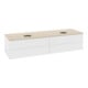 V&B Waschtischunterschrank ohne Frontstruktur, mit Beleuchtung Antao 160x50cm, WBP-farbe botti., wh. m Lac-1