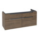 V&B Waschtischunterschrank Subway 2.0 128,7x59x44,9cm, Gr. chrom, arizona oak-1