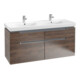 V&B Waschtischunterschrank Subway 2.0 128,7x59x44,9cm, Gr. chrom, arizona oak-3
