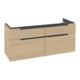V&B Waschtischunterschrank Subway 2.0 128,7x59x44,9cm, Griff chrom, nordic oak-3