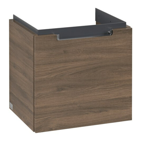 V&B Waschtischunterschrank Subway 2.0 44x42x35,2cm, Griff chrom, arizona oak