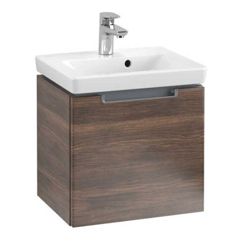 V&B Waschtischunterschrank Subway 2.0 44x42x35,2cm, Griff chrom, arizona oak
