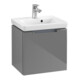 V&B Waschtischunterschrank Subway 2.0 44x42x35,2cm, Griff chrom, glossy grey-1