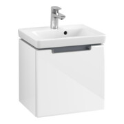 V&B Waschtischunterschrank Subway 2.0 44x42x35,2cm, Griff chrom, glossy white-3