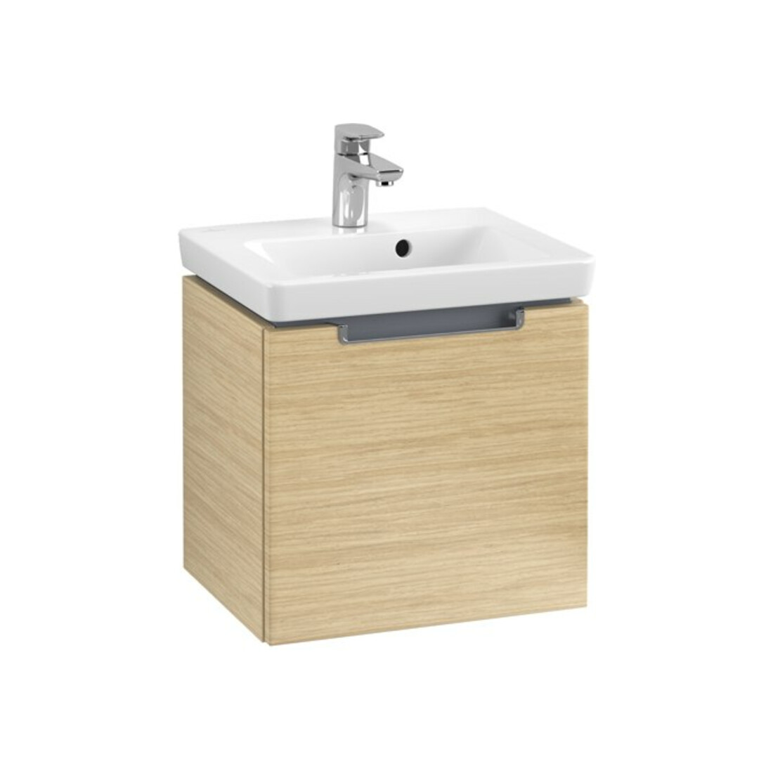 V&B Waschtischunterschrank Subway 2.0 44x42x35,2cm, Griff chrom, nordic oak