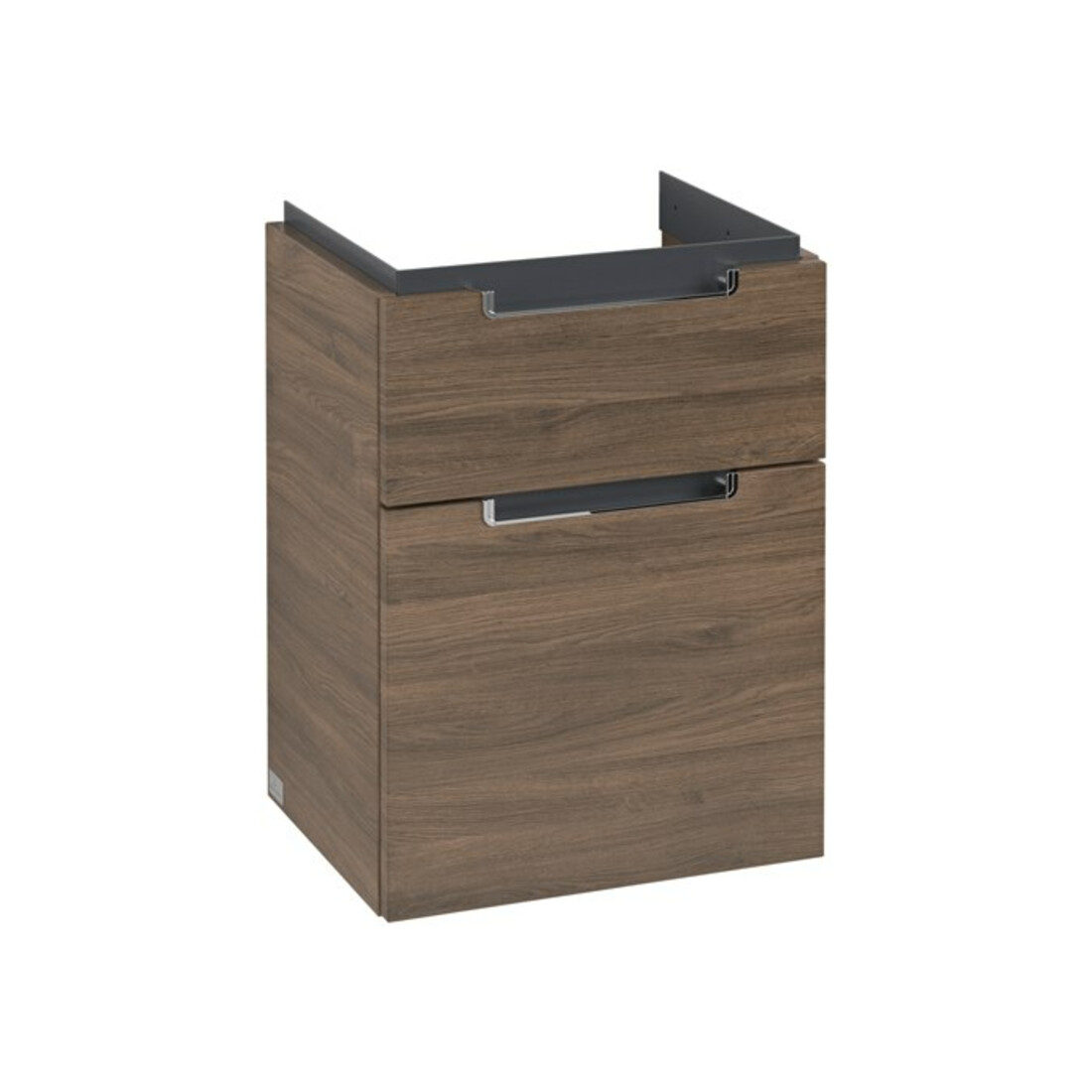 V&B Waschtischunterschrank Subway 2.0 44x59x35,2cm, Griff chrom, arizona oak