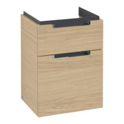 V&B Waschtischunterschrank Subway 2.0 44x59x35,2cm, Griff chrom, nordic oak-3