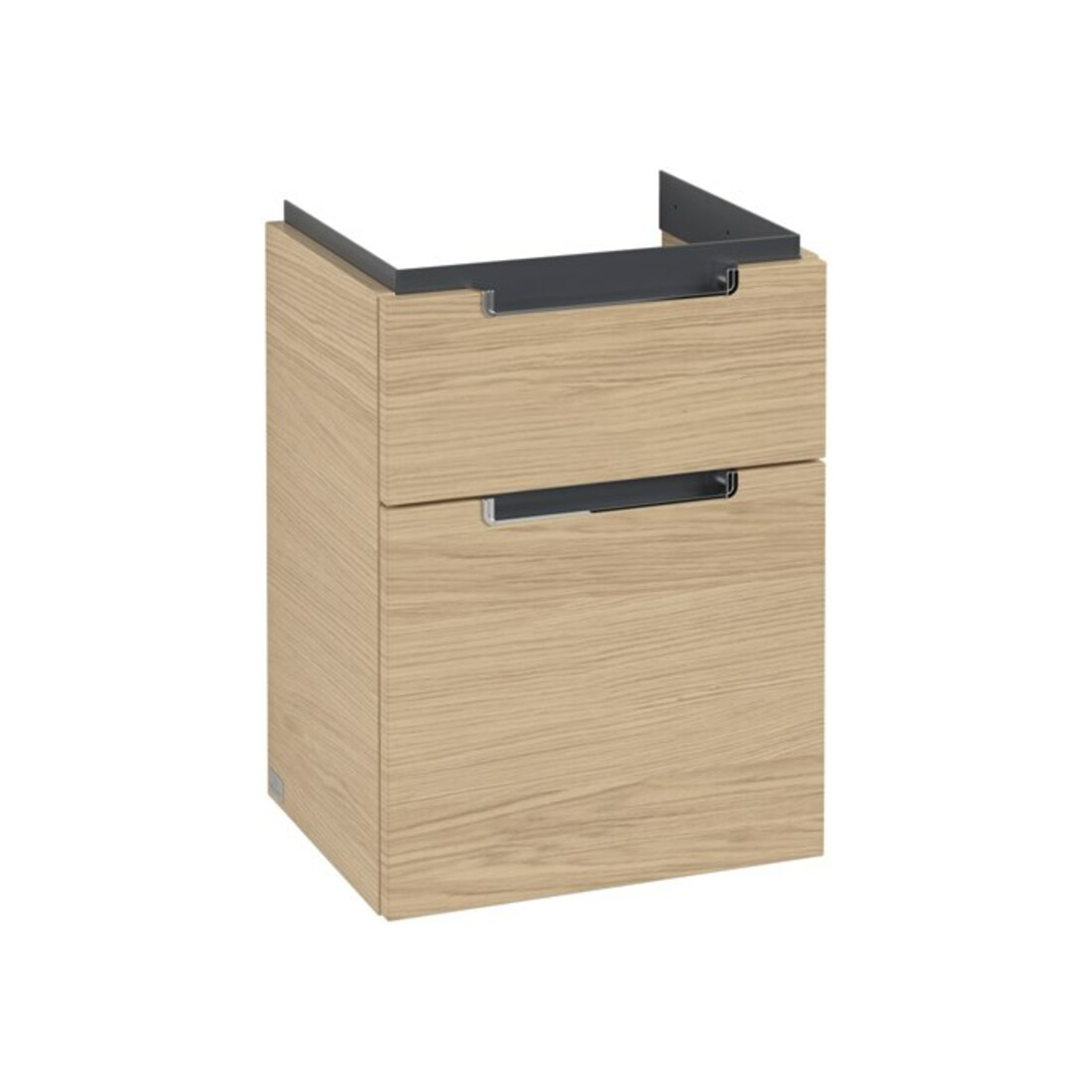 V&B Waschtischunterschrank Subway 2.0 44x59x35,2cm, Griff chrom, nordic oak