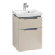 V&B Waschtischunterschrank Subway 2.0 44x59x35,2cm, Griff chrom, soft grey-3