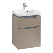 V&B Waschtischunterschrank Subway 2.0 44x59x35,2cm, Griff chrom, truffle grey
