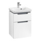 V&B Waschtischunterschrank Subway 2.0 44x59x35,2cm, Griff chrom, weiß matt-3