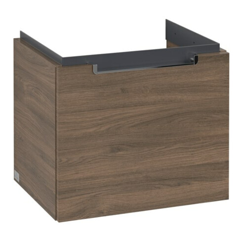 V&B Waschtischunterschrank Subway 2.0 48,5x42x38cm, Griff chrom, arizona oak