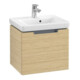 V&B Waschtischunterschrank Subway 2.0 48,5x42x38cm, Griff chrom, nordic oak-1
