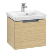 V&B Waschtischunterschrank Subway 2.0 48,5x42x38cm, Griff chrom, nordic oak