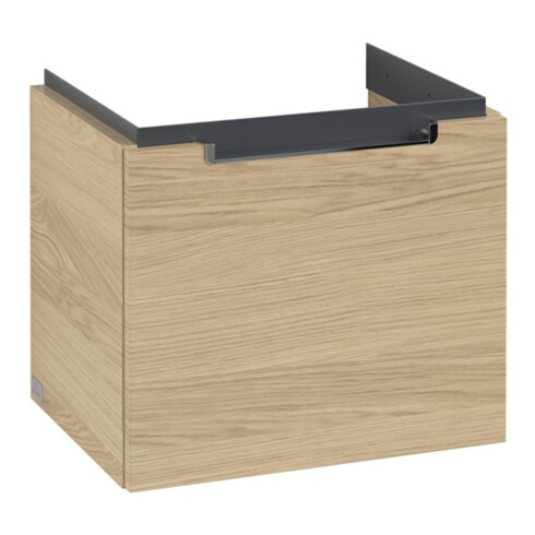 V&B Waschtischunterschrank Subway 2.0 48,5x42x38cm, Griff chrom, nordic oak