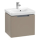 V&B Waschtischunterschrank Subway 2.0 48,5x42x38cm, Griff chrom, truffle grey-1