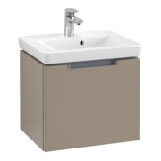 V&B Waschtischunterschrank Subway 2.0 48,5x42x38cm, Griff chrom, truffle grey
