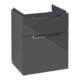 V&B Waschtischunterschrank Subway 2.0 48,5x59x38cm, Griff chrom, glossy grey-1