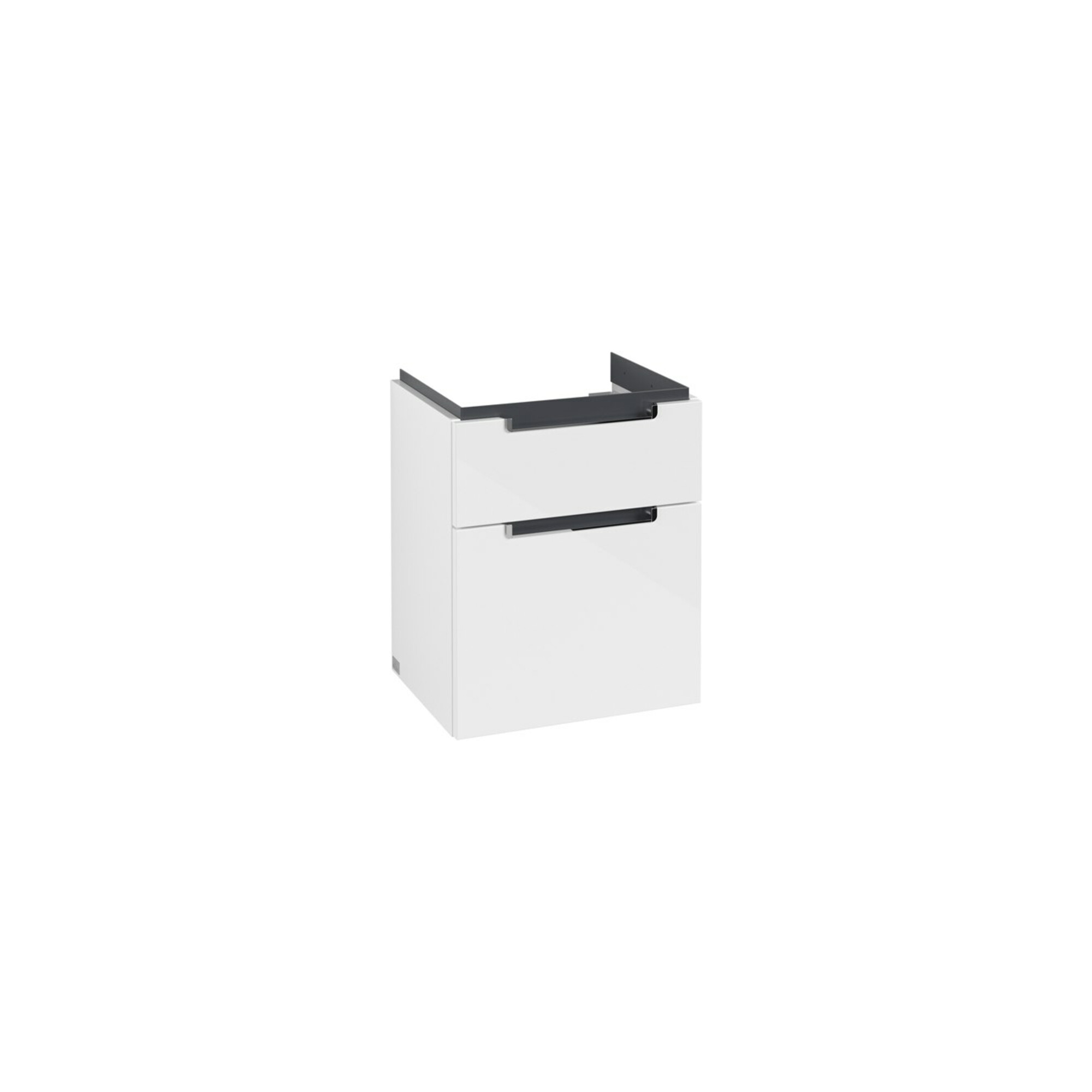 V&B Waschtischunterschrank Subway 2.0 48,5x59x38cm, Griff chrom, glossy white ; Villeroy & Boch