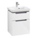V&B Waschtischunterschrank Subway 2.0 48,5x59x38cm, Griff chrom, glossy white-3