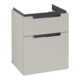 V&B Waschtischunterschrank Subway 2.0 48,5x59x38cm, Griff chrom, soft grey-3