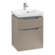V&B Waschtischunterschrank Subway 2.0 48,5x59x38cm, Griff chrom, truffle grey-3