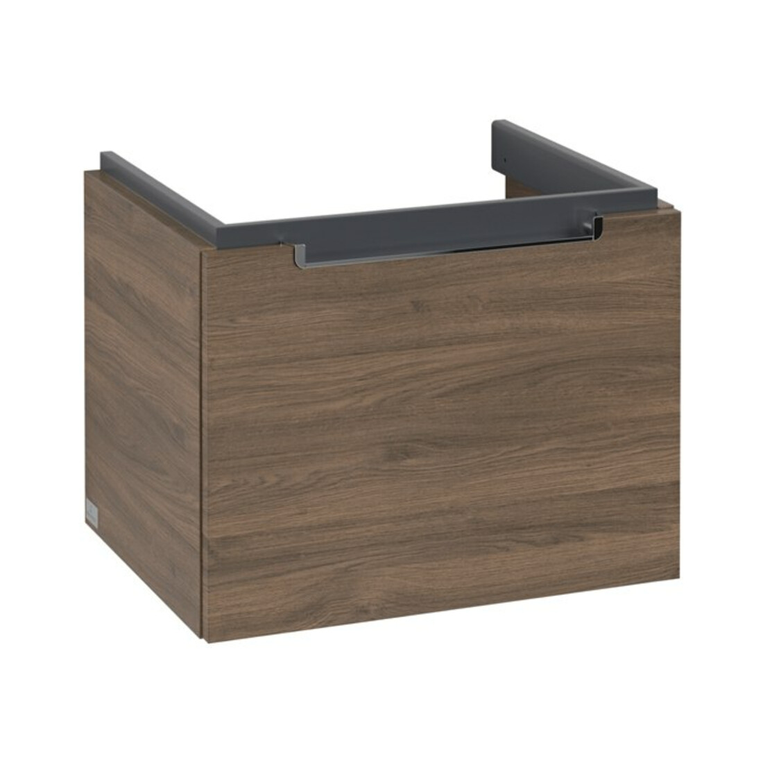 V&B Waschtischunterschrank Subway 2.0 53,7x42x42,3cm, Griff chrom, arizona oak
