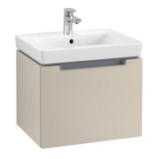 V&B Waschtischunterschrank Subway 2.0 53,7x42x42,3cm, Griff chrom, soft grey