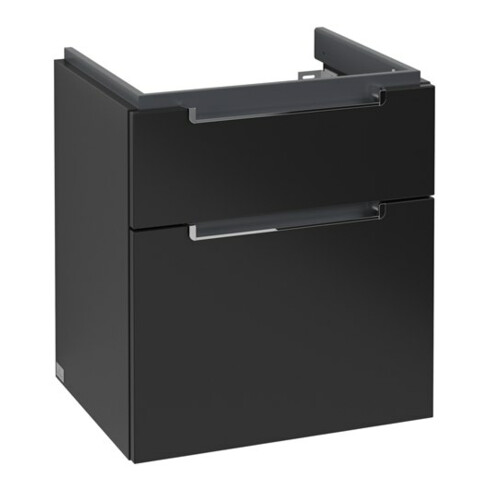 V&B Waschtischunterschrank Subway 2.0 53,7x59x42,3cm, Gr. chr, bl matt lacquer