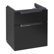 V&B Waschtischunterschrank Subway 2.0 53,7x59x42,3cm, Gr. chr, bl matt lacquer