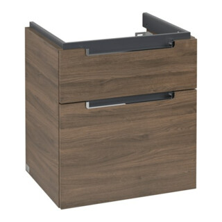 V&B Waschtischunterschrank Subway 2.0 53,7x59x42,3cm, Griff chrom, arizona oak