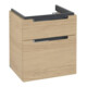 V&B Waschtischunterschrank Subway 2.0 53,7x59x42,3cm, Griff chrom, nordic oak-3