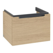 V&B Waschtischunterschrank Subway 2.0 58,7x42x45,4cm, Griff chrom, nordic oak