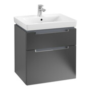 V&B Waschtischunterschrank Subway 2.0 58,7x59x45,4cm, Gr. chr, bl matt lacquer