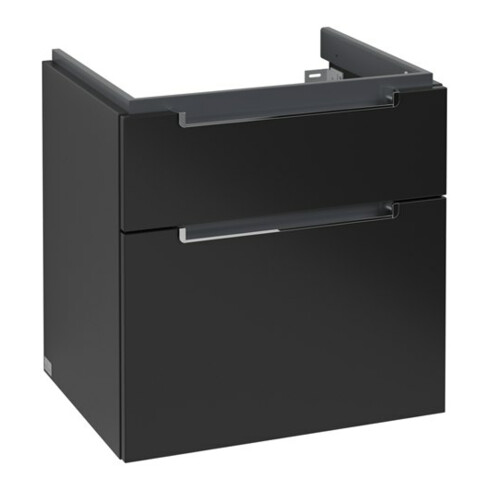 V&B Waschtischunterschrank Subway 2.0 58,7x59x45,4cm, Gr. chr, bl matt lacquer
