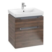 V&B Waschtischunterschrank Subway 2.0 58,7x59x45,4cm, Griff chrom, arizona oak