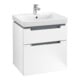 V&B Waschtischunterschrank Subway 2.0 58,7x59x45,4cm, Griff chrom, weiß matt-3