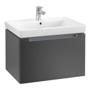 V&B Waschtischunterschrank Subway 2.0 63,7x42x45,4cm, Gr. chr, bl matt lacquer