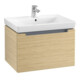 V&B Waschtischunterschrank Subway 2.0 63,7x42x45,4cm, Griff chrom, nordic oak-1