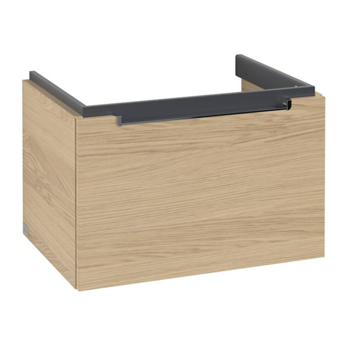 V&B Waschtischunterschrank Subway 2.0 63,7x42x45,4cm, Griff chrom, nordic oak