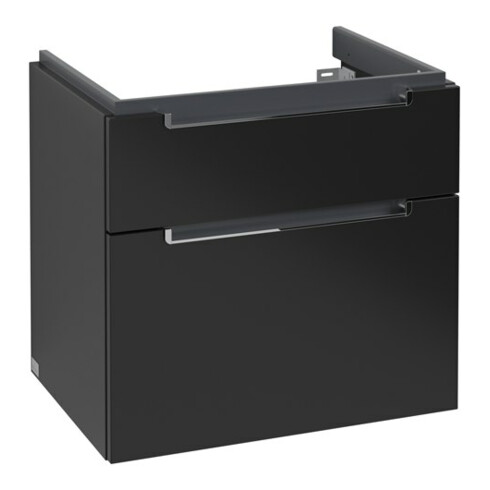 V&B Waschtischunterschrank Subway 2.0 63,7x59x45,4cm, Gr. chr, bl matt lacquer