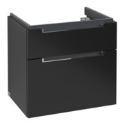 V&B Waschtischunterschrank Subway 2.0 63,7x59x45,4cm, Gr. chr, bl matt lacquer